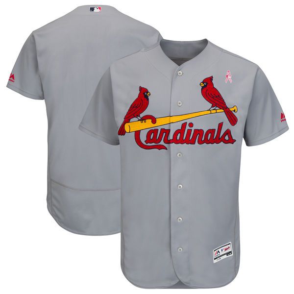 Men St.Louis Cardinals Blank Grey Mothers Edition MLB Jerseys->st.louis cardinals->MLB Jersey